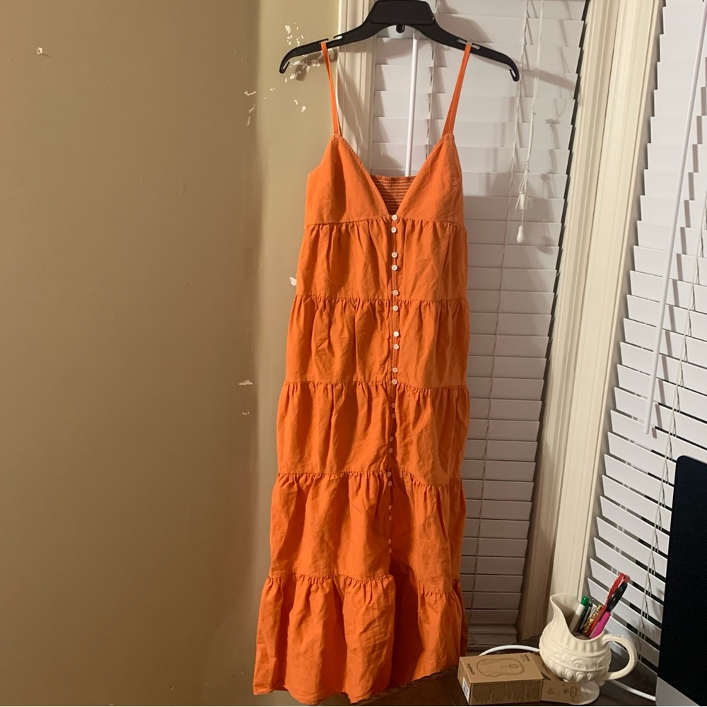 Orange Maxi dress